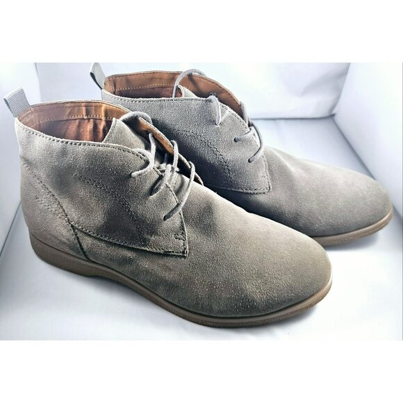 Franco Sarto Womens Taupe Suede Ankle Boots Size 10 M - Picture 8 of 14